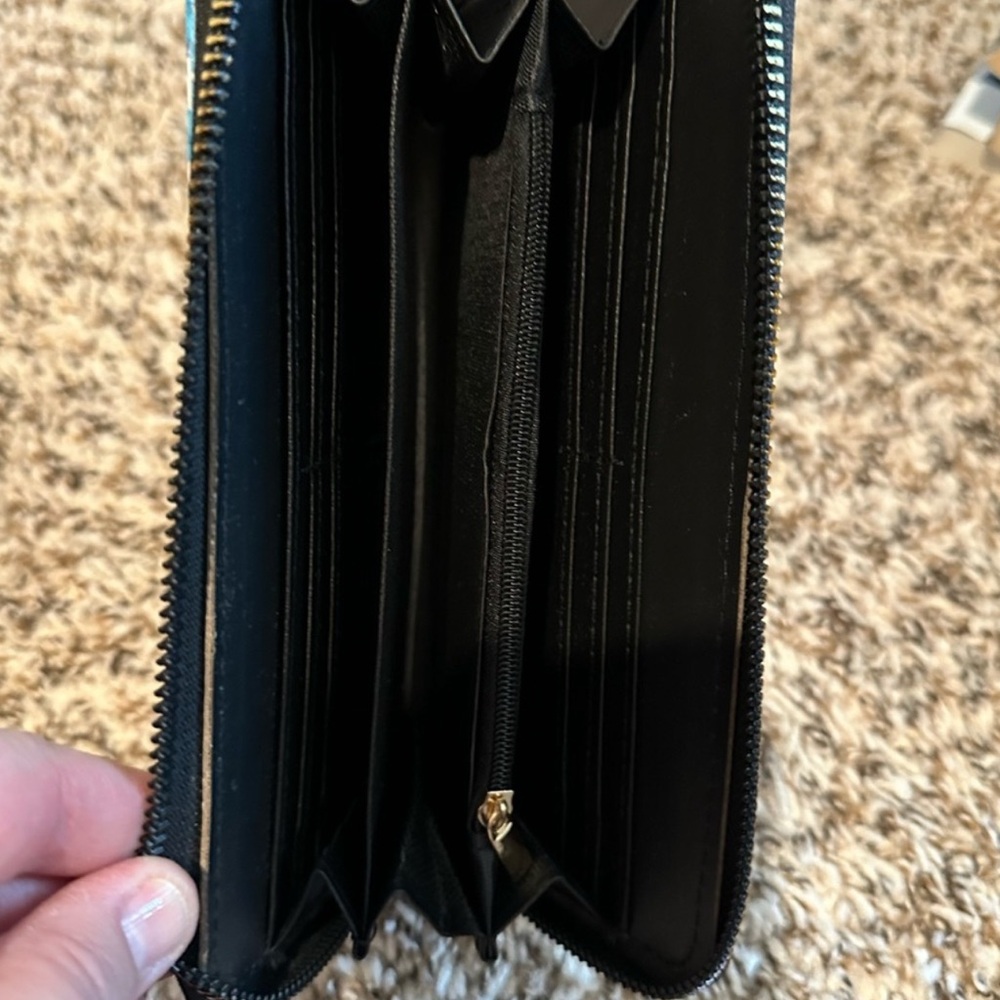Blue Patterned Wallet - Picture 4 of 6